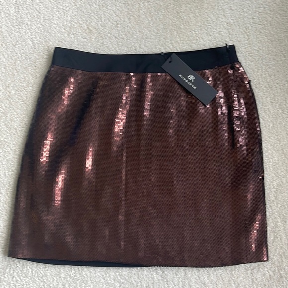 Banana Republic Dresses & Skirts - NWT Banana Republic brown sequin mini skirt holiday- 4